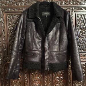 Ann Taylor Black Leather Jacket